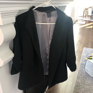 Torrid 3/4 sleeve black blazer Sz 0
